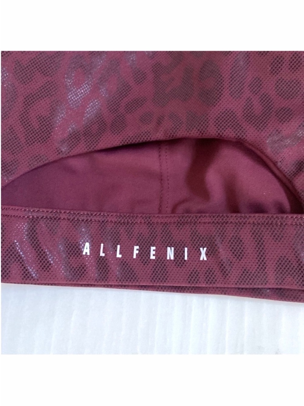 All Fenix Sports Bra size Medium Burgundy Red - Picture 4 of 7